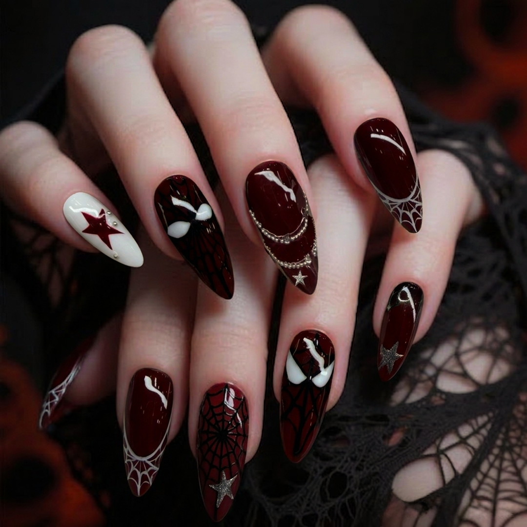 Spiderman Press On Nails